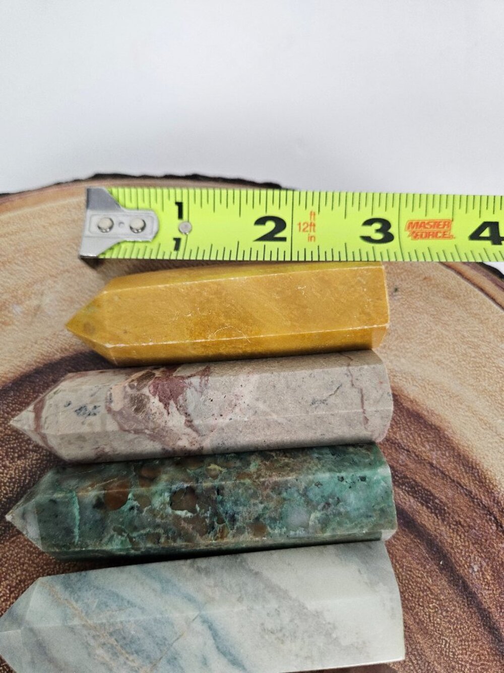 Bundle of 9 Assorted Crystal Stone Obelisk Point Tower Set - Picture 6 of 6